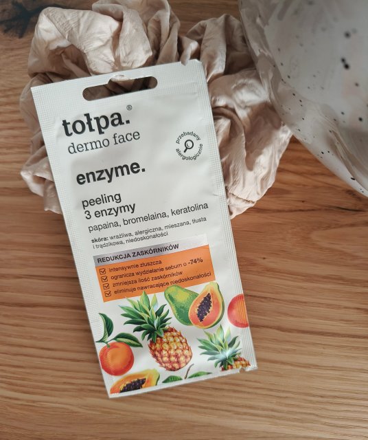 Tołpa Dermo Face, Enzyme, Peeling do twarzy, 3 enzymy