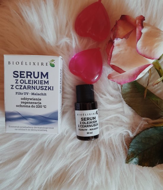 Bioélixire Serum do włosów, Z olejkiem z czarnuszki, Filtr UV, Malachit