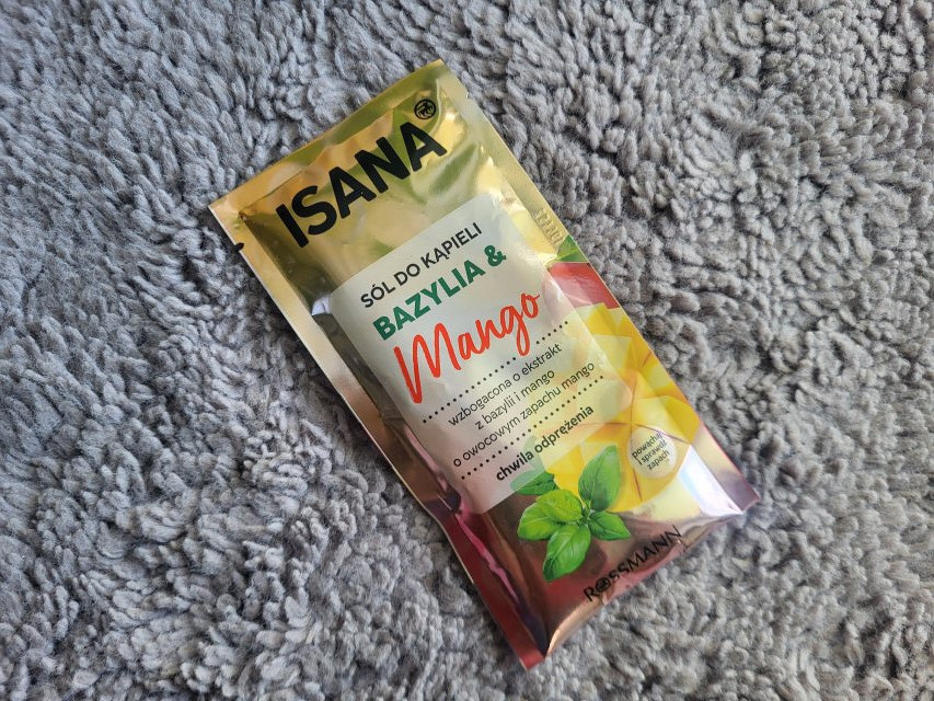 Isana Sól do kąpieli, Bazylia & Mango