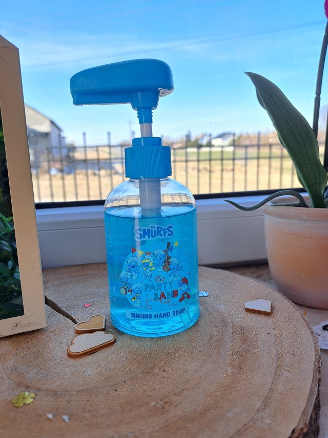 Smerfowe mydło 