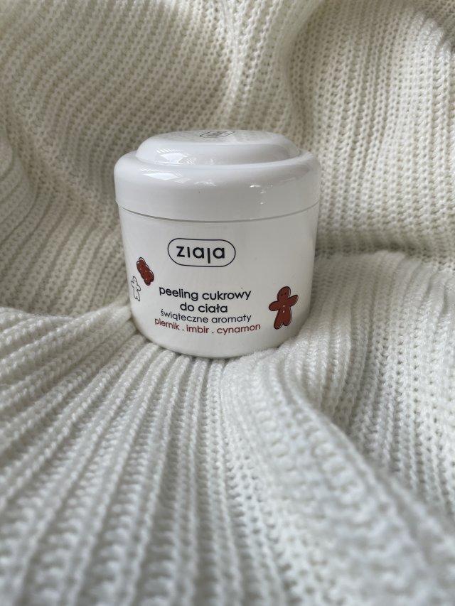 Ziaja Świąteczne Aromaty, Piernik. imbir. cynamon., Peeling do ciała, Cukrowy