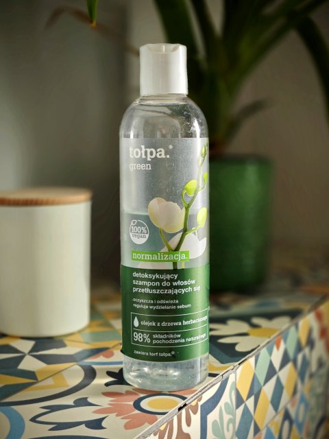Tołpa Green, Normalizacja, Szampon do włosów, Detoksykujący, Do włosów przetłuszczających się 