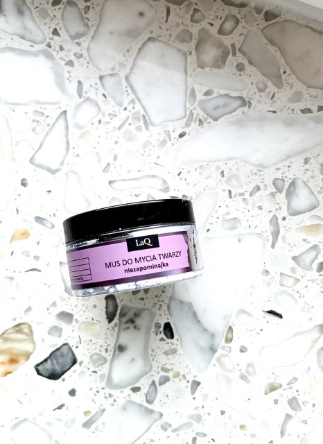 LaQ Mus do mycia twarzy, Łagodzący, Niezapominajka 