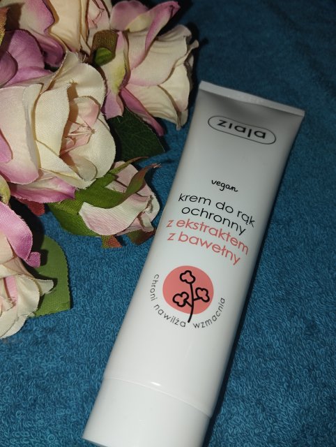 Ziaja Krem do rąk, Ochronny, Ekstrakt z bawełny