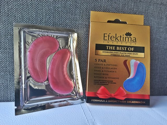 Efektima Hialu-Rose, Hydrożelowe płatki pod oczy, Zmarszczki  & 