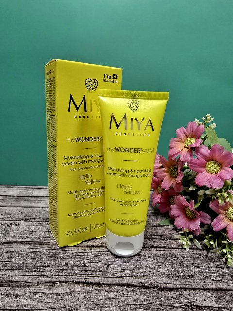 Miya Cosmetics myWONDERbalm, Hello Yellow nawilżająco-odżywczy krem z masłem mango
