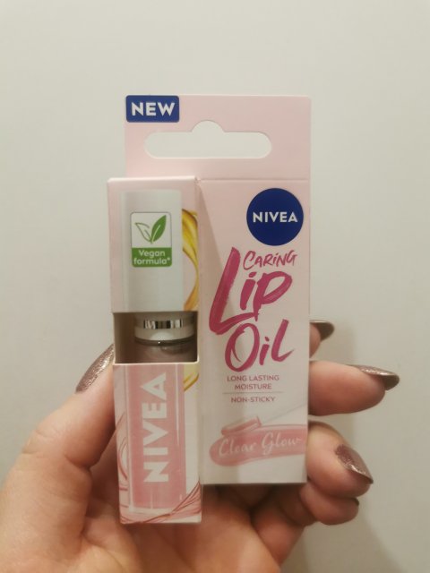 Nivea Caring Lip Oil, Olejek do ust, Pielęgnujący, Clear Glow