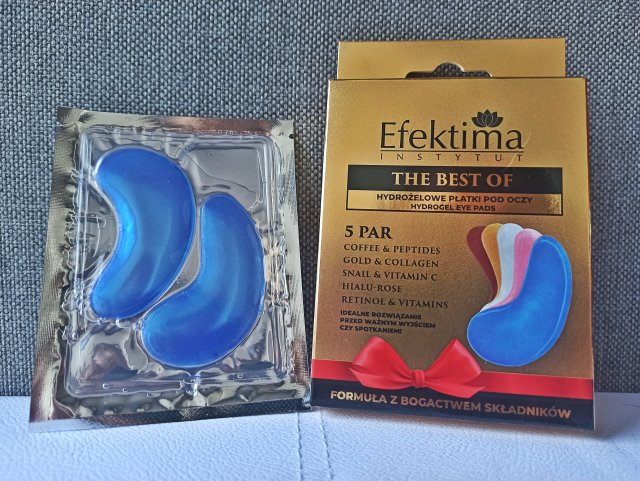 Efektima Retinol & Vitamins, Hydrożelowe płatki pod oczy, Z retinolem