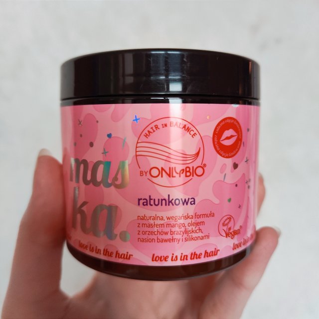 OnlyBio Hair in Balance, Maska do włosów, Ratunkowa, Całuśna, Love Hair, Edycja limitowana
