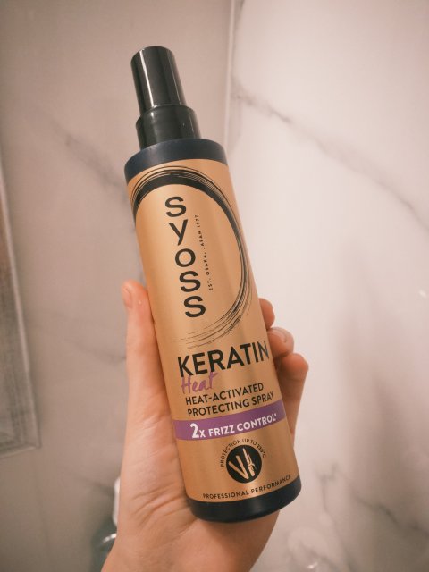 Syoss Keratin Heat, Spray do włosów, Termoochrona, 230 C 