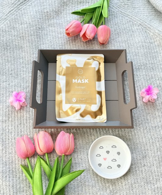 SkinBliss Maska do twarzy w płacie, Gold Mask Hydrogel, With Niacynamide