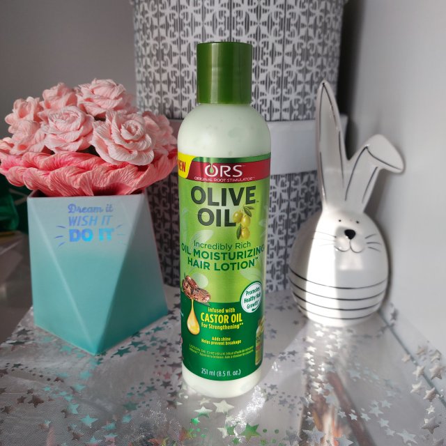 ORS Olive Oil, Lotion do włosów, Nawilżający, Olejek rycynowy i oliwa z oliwek