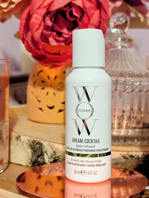 Color WOW Koktajl do włosów, Kale-Infused Dream Coctail, Wzmacniający, Bez spłukiwania 