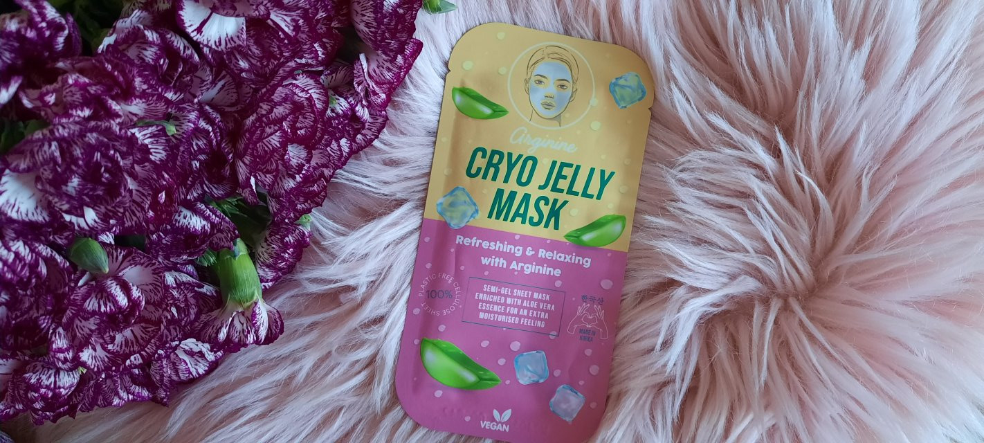 Maxbrands Marketing B.V. Maseczka do twarzy w płacie, Cryo Jelly Mask, Refreshing & Relaxing with Arginine