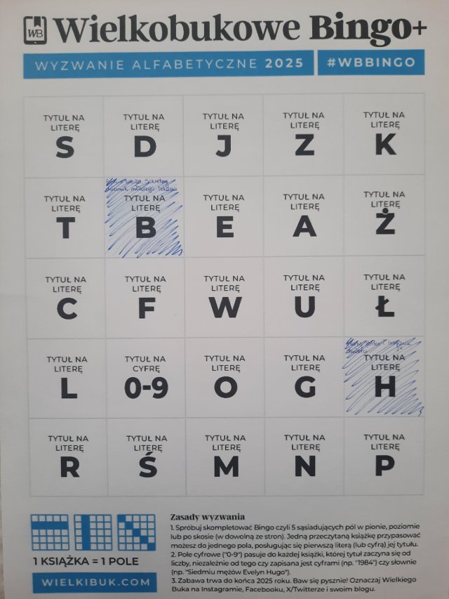 Wyzwanie książkowe 2025