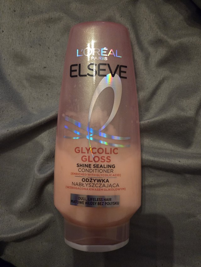 L'Oréal Elseve, Odżywka do włosów, Glycolic Gloss, 11% Gloss Complex, Włosy matowe i szorstkie