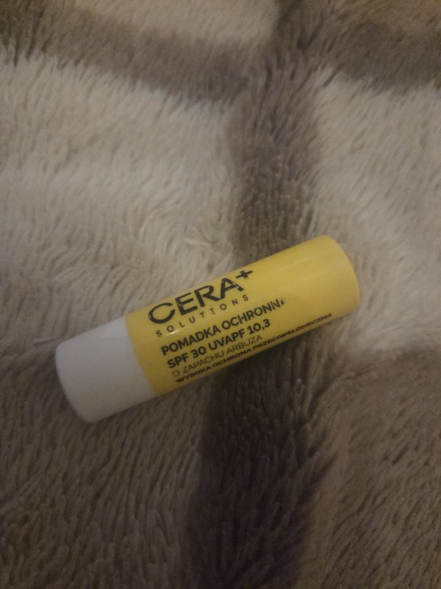 Cera + Solutions Pomadka ochronna do ust, SPF 30+, O zapachu arbuza