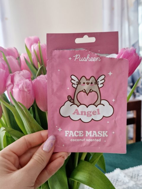 SINSAY Maska do twarzy w płacie, Pusheen The Cat, Angel