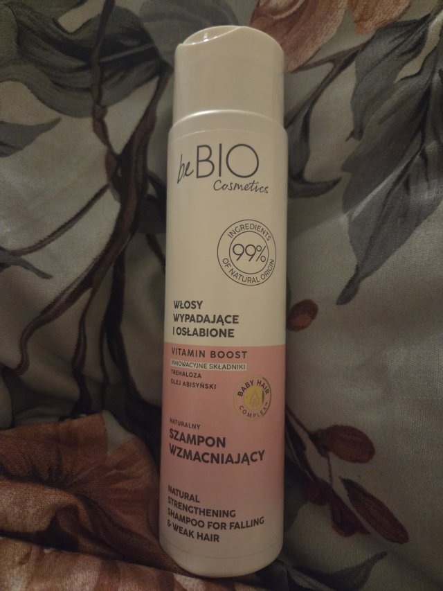 beBIO Szampon do włosów, Wzmacniający, Vitamin Boost, Włosy wypadające i osłabione 