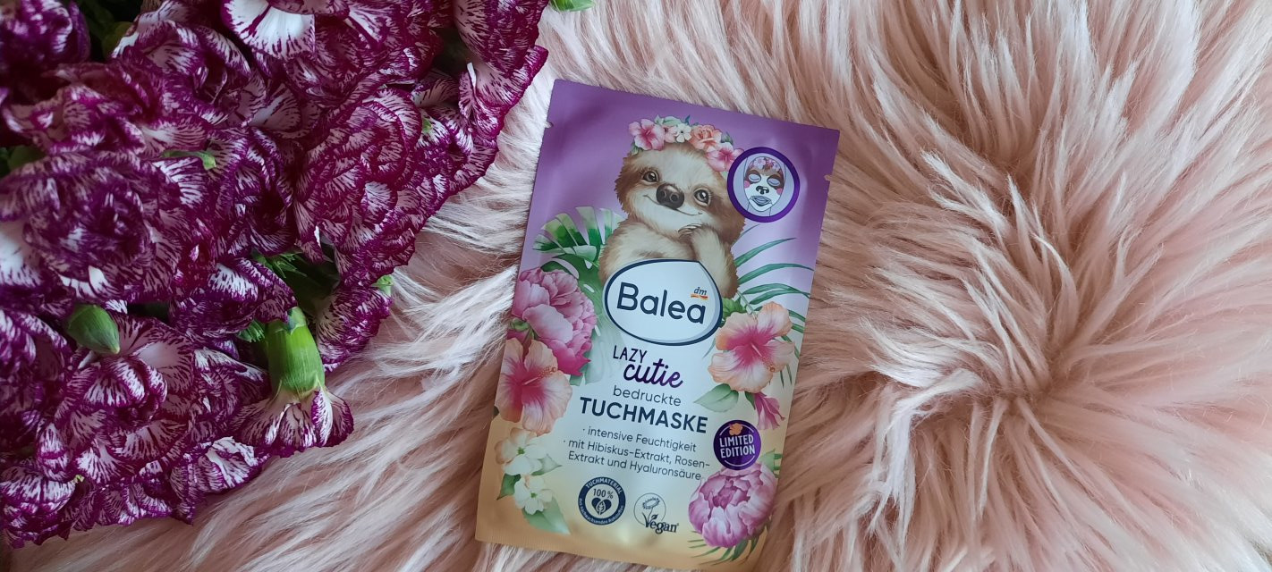 Balea Maseczka do twarzy w płacie, Lazy Cutie