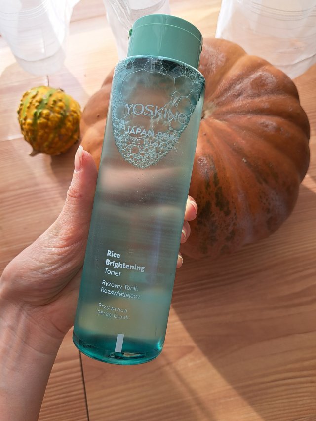 Yoskine Japan Pure, Tonik do twarzy, Ryżowy, Rozświetlający