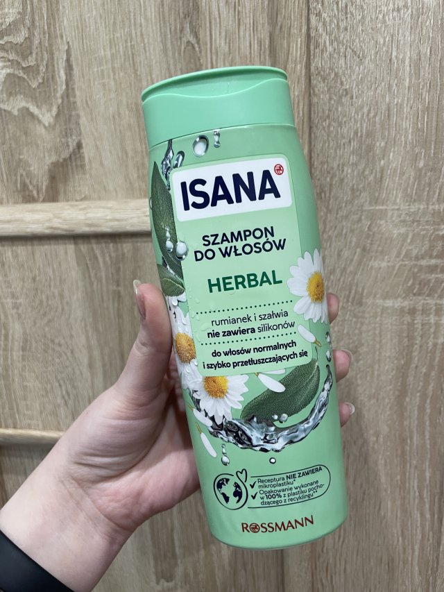 Isana Szampon do włosów, Herbal, Camomile & Sage