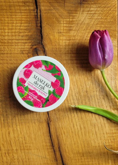 Bielenda Masełko do rąk, Nawilżająca Malina