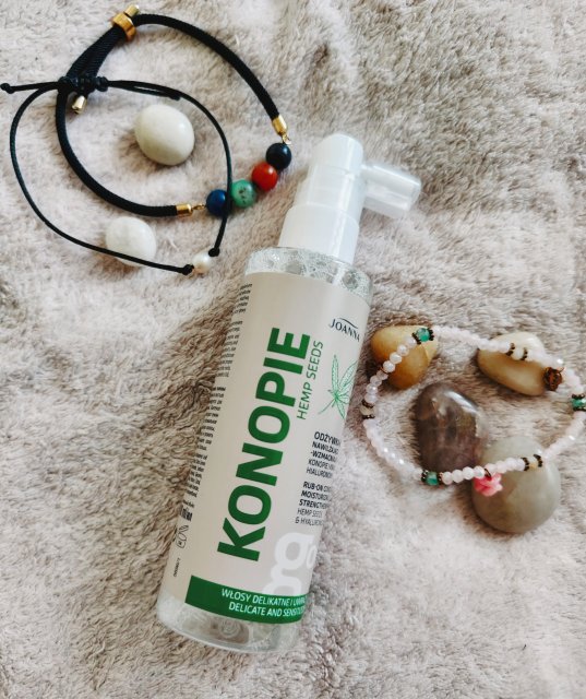 Joanna Konopie, Odżywka-wcierka do włosów i skóry głowy, Nawilżająco - wzmacniająca, Cannabis Seed