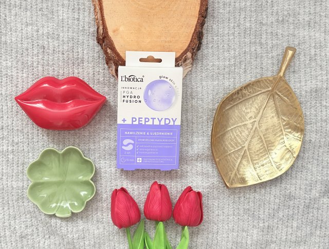 L'biotica Płatki pod oczy, Hydrożelowe, Innowacja PGA Hydrofusion + Peptydy, Nawilżenie & ujędrnienie