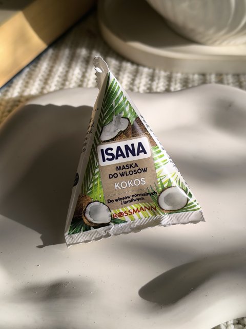 Isana Maska do włosów, Jednominutowa, Kokos, Do włosów normalnych i łamliwych