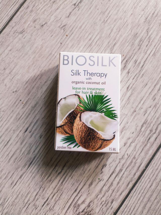 Biosilk Silk Therapy, Olejek do włosów, Z jedwabiem i kokosem, Regenerujący 