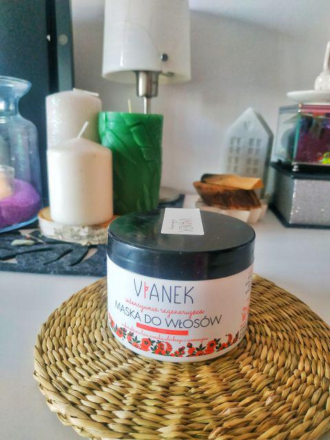 vianek - maska do włosów, seria czerwona, do włosów ciemnych