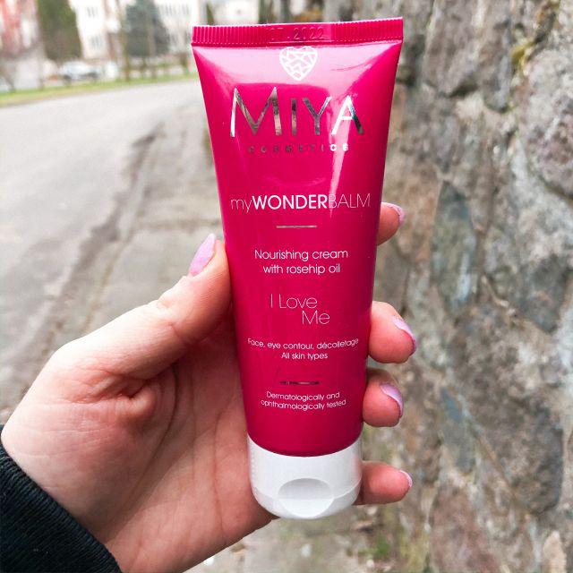 Miya Cosmetics myWONDERbalm, I love me, Krem do twarzy, Odżywczy, Olejek z róży