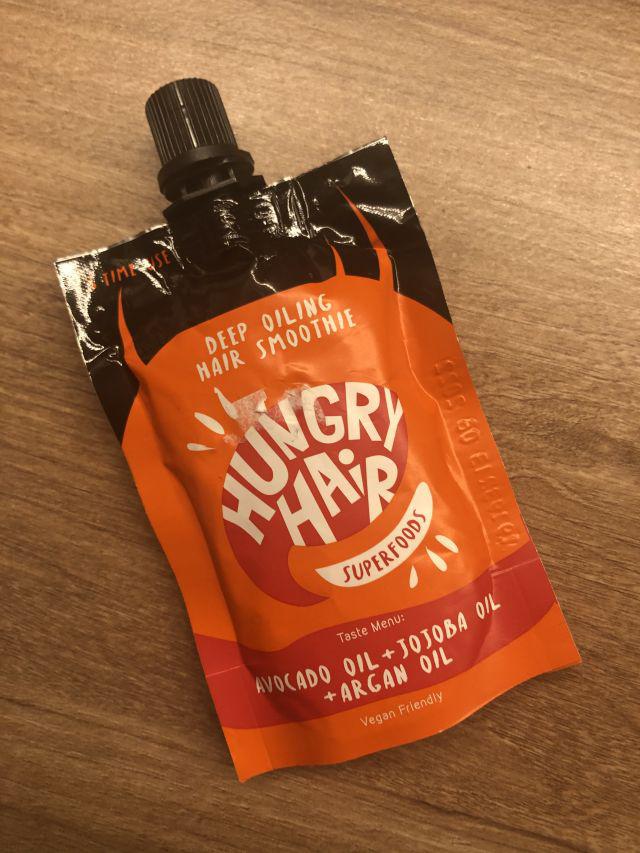 Hungry Hair Superfoods, Maska do włosów, Smoothie, Olejek awokado, jojoba i arganowy