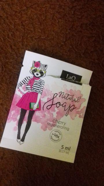 LaQ Mydło w płynie, Naturalne, Ekstrakt z wiśni