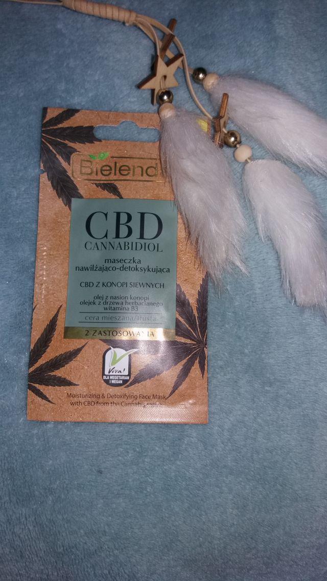 Bielenda CBD, Cannabidiol, Maseczka do twarzy, Nawilżająco-detoksykująca