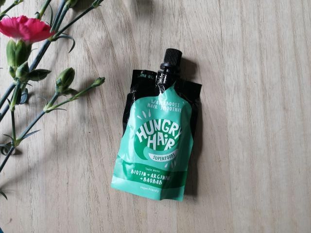 Hungry Hair Superfoods, Maska do włosów, Smoothie, Biotyna, arginina i baobab