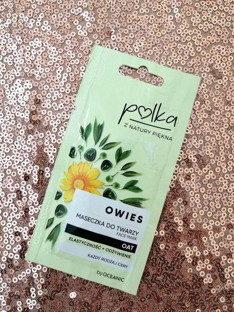 Maseczka polka owies