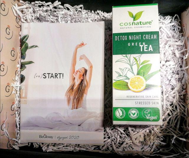 Cosnature Krem do twarzy, Na noc, Detox, Zielona herbata