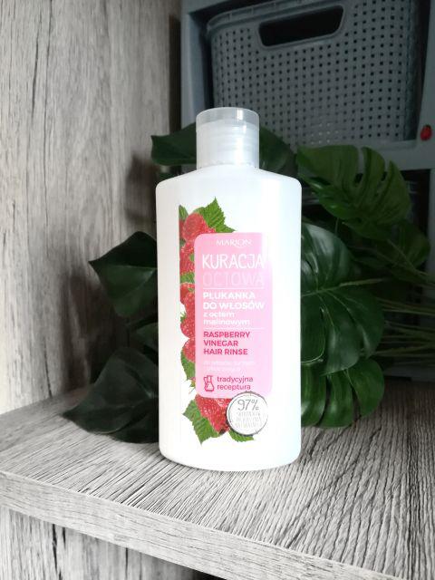 Marion Kuracja Octowa, Płukanka do włosów, Do włosów suchych i zniszczonych, Z octem malinowym