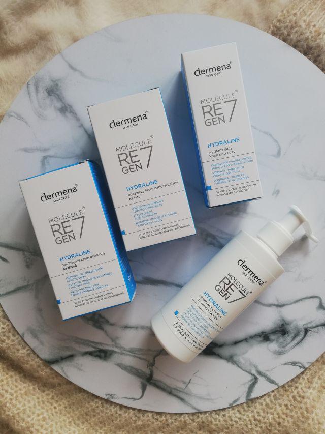 Dermena Skin Care, Molecule ReGen7, Hydraline, Krem do twarzy, Na dzień, Ochronny, Nawilżający