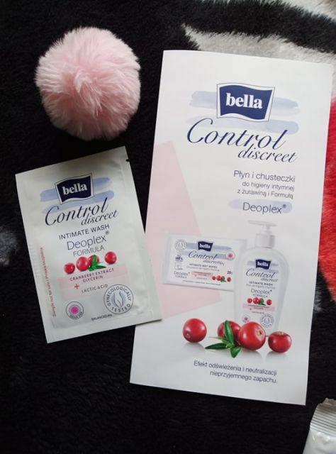 Bella Control Discreet, Płyn do higieny intymnej, Nawilżający, Z ekstraktem z żurawiny