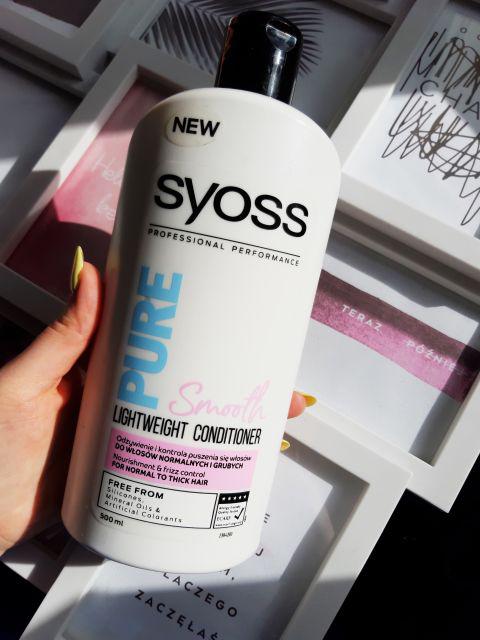 Syoss Odżywka do włosów, Włosy normalne i grube, Odżywienie i kontrola puszenia się włosów, Pure Smooth