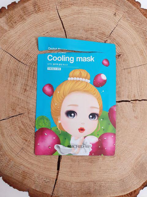 The Orchid Skin Orchid Flower, Cooling Mask, Maseczka w płacie chłodząco-kojąca