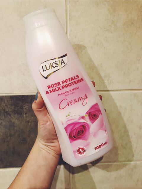 Luksja Płyn do kąpieli, Rose Petals & Milk Proteins
