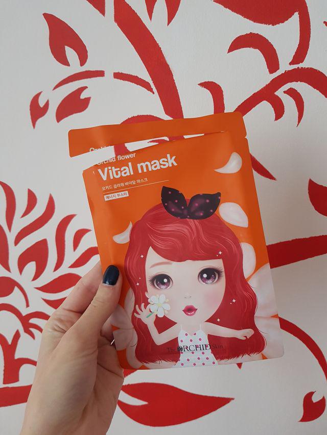 The Orchid Skin Orchid Flower, Orchid Flower, Maseczka w płacie rewitalizująca