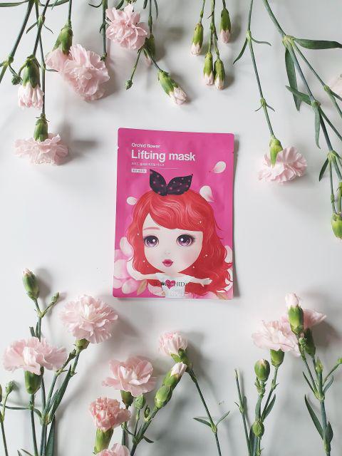 The Orchid Skin Orchid Flower, Lifting Mask, Maska w płachcie o działaniu liftingującym