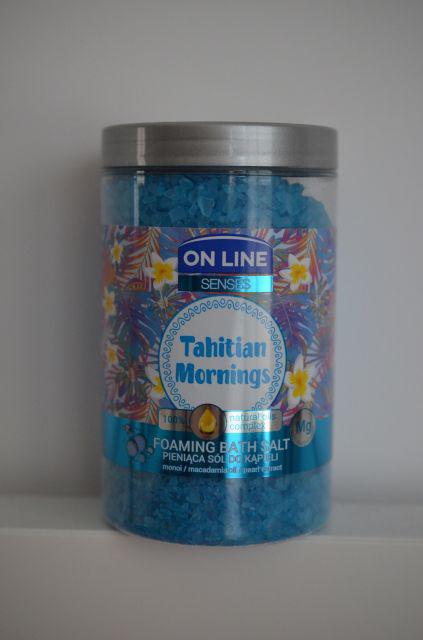 On Line Senses, Sól do kąpieli, Pieniąca, Tahitian Mornings