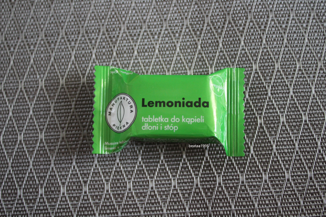 Marba Cosmetics Manufaktura Piękna, Tabletka do kąpieli dłoni i stóp, Lemoniada