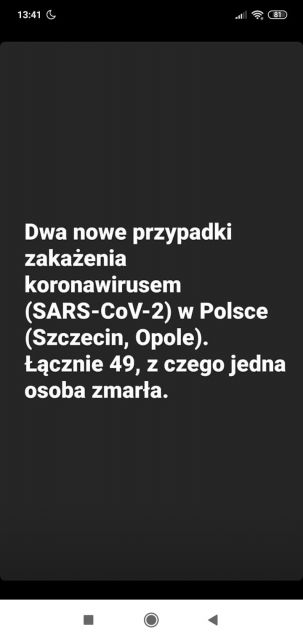 Koronawirus - zbiór przemyśleń w świetle ostatnich wydarzeń